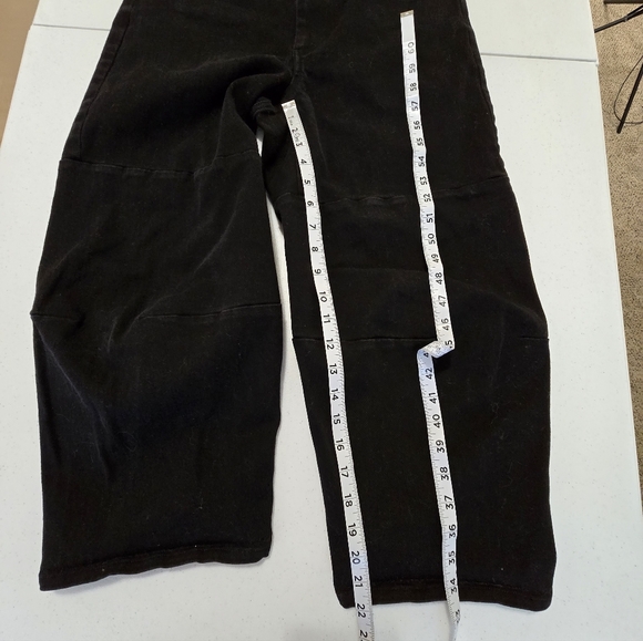 ROUCHA PENN DENIM Black Barrel Balloon Jeans Women's Medium Short - Picture 6 of 14